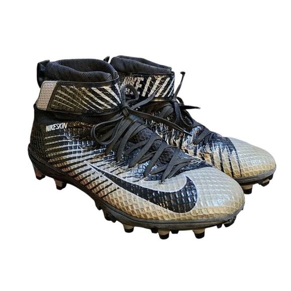Nike Other - Nike Mens Football Cleats Size 11 Black Gray Lunarbeast Nike Skin 779422-010